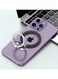 Magnetic Phone Ring Holder Adjustable Stand for Mag Safe, Removable Magnetic Magnet Finger Grip Kickstand, Black