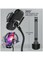 Radiotronics Double Phone Holder for Car Cup Holder – Extra Long and Flexible Neck, Adjustable Cell Phone Cup Holder, Universal Size Fits 2 iPhone, Samsung, GPS