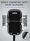Radiotronics Double Phone Holder for Car Cup Holder – Extra Long and Flexible Neck, Adjustable Cell Phone Cup Holder, Universal Size Fits 2 iPhone, Samsung, GPS