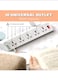 Universal Power Socket Wall Mount New Power Strip With PD USB Charging Ports 10 Way Outlet Extension Plug Socket
