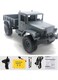 Gray 1/16 2.4G 4WD Off-Road RC Military Truck Rock Crawler Army Car (Model M35-A2)