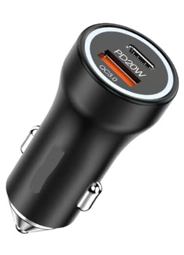 PD20W QC3.0 USB Charger Socket Outlet Car Motorcycle Boat-Truck ATV Car Charger USB Fast Adapter Multiple Port Mount with Cable USB