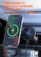 Fast Charge 15W Magnet Phone Holder Magnetic Wireless Car Charger Holder Mobile Mount Hook Magnetic Air Vent Car