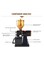 Radiotronics Products Precision Adjustable Electric Coffee Grinder Professional Burr Coffee Bean Powder Grinding Machine, Easy to Clean, Black 1,220V