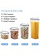 Radiotronics Food Storage Containers, Paincco Airtight Cereal Storage Containers Set of 20, Leak Proof and BPA Free Kitchen Pantry Organization for Flour and Baking Supplies