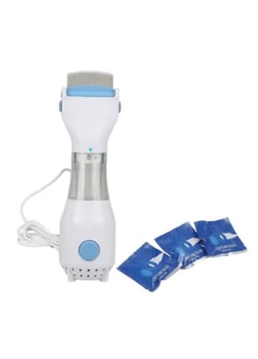 Electric Lice Vacuum Comb for Hair Treatment and Removal - Hair Cleaner (UK, 1PCS)