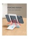 Foldable Portable Phone Holder, Anti-Skid, ABS+PC Material, Stability - White