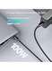 Radiotronics USB C to USB C Cable 5A PD 100W Cord LED Display QC5 PPS45W Super Fast Charging Type-C Phone Laptop 480Mbps for iPad