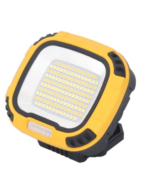 Radiotronics Portable LED Work Light with Rechargeable Battery, Multiple Lighting Modes, and IP44 Waterproof for Outdoor Activities, Searchlight, and Emergency Light