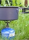 Outdoor Titanium alloy Gas Stove Portable Mini Stove Pocket Picnic Gas Cooker