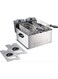 Yeasha,Electric Deep Fryer Double Bowl Capacity Stainless Steel Cold Zone Technology.