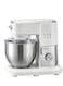 Yeasha,Stand Mixer Kitchen Machine, 1000W, 6L Stainless Steel Bowl, 10 Speeds + Pulse, Planetary Action, with Dough Hook, Beater, Whisk Attachments, Tilt-Head Design - White, MKM100-B