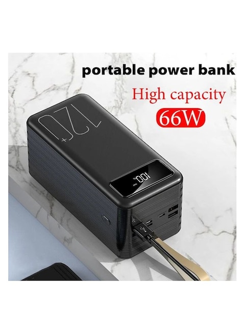 Yeasha,66W 120000mAh Large Capacity Portable Charger Ultra Fast Charging External Battery Power Bank.
