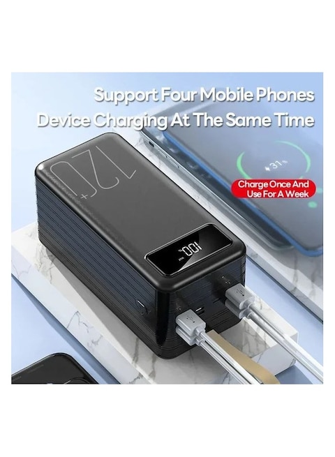 Yeasha,66W 120000mAh Large Capacity Portable Charger Ultra Fast Charging External Battery Power Bank.