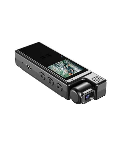 Yeasha,Mini Body Camera 1080P Portable Small Body Worn Cam Wearable Pocket Video Recorder With 180° Rotatable Lens 1.3" LCD Night Vision For Security Guard Law Enforcement