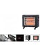 Yeasha,Electric Quartz Heater 2000W 3 Heating Zone Auto Shut-off.