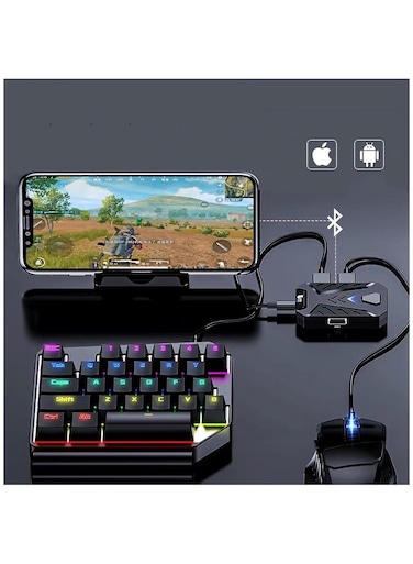 Yeasha,Gamepad Pubg Call Of Duty Professional Gaming Keyboard Mouse Converter