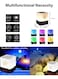 Yeasha,Portable Quran Speaker 5 in 1 Bluetooth Speaker with 7 Colors LED Lights Quran Recitations and Song Fast Surah Selection FM Broadcast Remote &amp; Touch Control