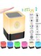 Yeasha,Portable Quran Speaker 5 in 1 Bluetooth Speaker with 7 Colors LED Lights Quran Recitations and Song Fast Surah Selection FM Broadcast Remote &amp; Touch Control