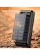 Yeasha,Solar Power Bank with Cable Fast Charging External Battery Powerbank for iPhone 14 Samsung S23 HUAWEI Xiaomi 30000mAh 2.1A
