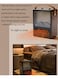 Yeasha,Small Space Heater Indoor 3D Simulation Charcoal Fire Small Electric Fireplace Heater PTC Ceramic Heating Perfect for Office Bedroom Living Room and Dormitory