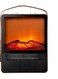 Yeasha,Small Space Heater Indoor 3D Simulation Charcoal Fire Small Electric Fireplace Heater PTC Ceramic Heating Perfect for Office Bedroom Living Room and Dormitory