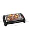Yeasha,Portable Electric Barbecue Grill With Adjustable Emperature Control Suitable For indoor And Outdoor Use Featuring a Water-Filled Drip Tray And Removable Parts For Easy Cleaning