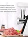 Yeasha,3 in 1 Multifunction Electric Meat Grinder Heavy Duty Meat Mincer Tube And Kubbe Kits Stainless Steel Blade Dual Safety