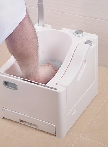 Yeasha,Muslim ablution foot washer Cleaning hands foot multi-functional wudumate wudu washer Wudu water saving with shattaf Wudu basin