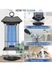 Yeasha,Bug Zapper Insect Fly Killer Electronic Mosquito Zappers Lamp Indoor &amp; Outdoor Weatherproof Electric Flies Trap with UV Light &amp; Protective Housing For Home Backyard Patio Garden.