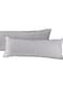 Comfy 2-Piece Long Body Pillow With Black Cord