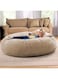 Comfy Chill Super Soft Cocoon Bed Bean Bag Velvet Beige