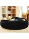 Comfy Chill Super Soft Cocoon Velvet Bed Bean Bag Black
