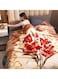 COMFY KOREAN STYLE MINK SOFT THICKENED LUXURIOUS FLORAL BLANKET