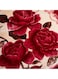 COMFY KOREAN STYLE MINK SOFT THICKENED LUXURIOUS FLORAL BLANKET RED-1