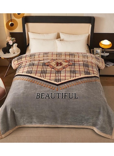 Comfy Fleece King size 2 Ply Korean Blanket 180x220 cm