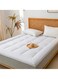 COMFY 180 X 200 X 7CM HYPOALLERGENIC COTTON MATTRESS TOPPER WITH FIBER FILLING