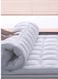 COMFY 180 X 200 X 7CM HYPOALLERGENIC COTTON MATTRESS TOPPER WITH FIBER FILLING