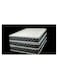 Comfy White Medicated Knitted Cotton 180 X 90 X 10Cm Portable Folding Mattress With Black Border