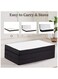 COMFY MEDICATED FOAM WHITE FOLDING MATTRESS WITH BLACK BORDER 180 X 90 X 7CM