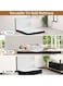 COMFY MEDICATED FOAM WHITE FOLDING MATTRESS WITH BLACK BORDER 180 X 90 X 7CM