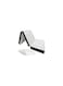 COMFY WHITE FOLDING 180 X 90 X 7CM MEDICATED SATIN MATTRESS WITH BLACK BORDER + 1 PILLOW