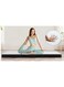 Comfy White Knitted Cotton Folding Portable Mattress with Black Border 180 x 90 x 10 Cm