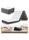 Dream Bell WHITE &amp; GREY BORDER MEDICATED KNITTED COTTON PREMIUM COLLECTION 180X90X10CM FOLDING MATTRESS