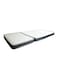 Dream Bell Portable White Folding Medicated 180 X 90 X 7Cm Knitted Cotton Mattress With Black Border