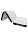 Dream Bell White Folding Satin 180X90X7 Cm Medicated Mattress With Black Border