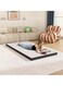 DREAM BELL WHITE FOLDING PORTABLE MATTRESS WITH BLACK BORDER 180 X 90 X 10CM
