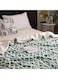 COMFY Bell SOFT &amp; LUXURIOUS 200 X 230 CM GREEN EMBOSSED BLANKET