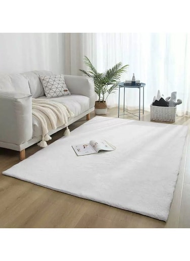 COMFY Bell WHITE 120 X 180 SOFT &amp; LUXURIOUS SKID FREE CARPET