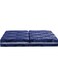COMFY  FOLDING MEDICATED GUEST FLORAL PREMIUM QUALITY PORTABLE FOLDING MATTRES - BLUE